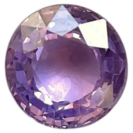 4.02 Carat Sapphire No-Heat Natural Round Cut stone For Fine Jewelry Natural Gem