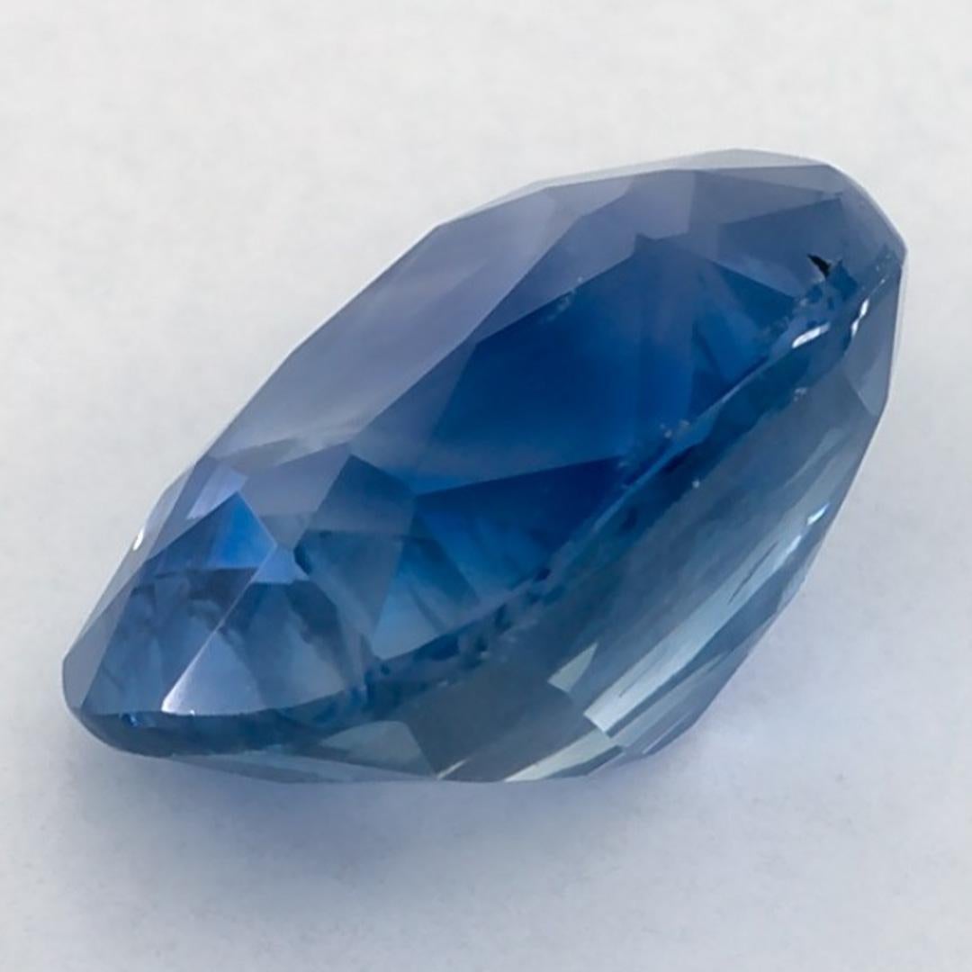 4.02 Karat Blauer Saphir Cushion Loser Edelstein im Angebot 3