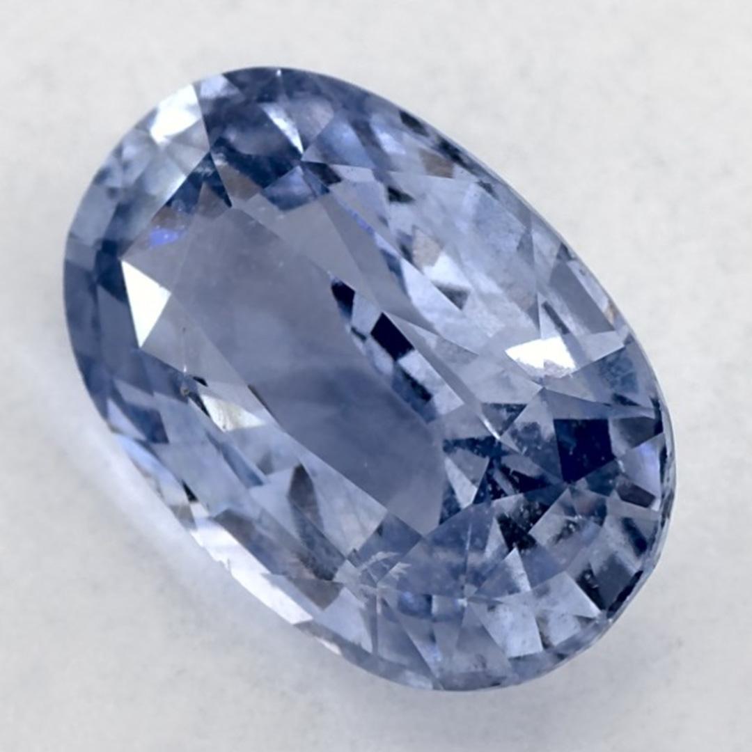 Oval Cut 4.02 Ct Blue Sapphire Oval Loose Gemstone For Sale