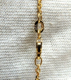 4.02 Carat Natural Red Spinel Yellow Diamonds Still Life 3D Orchid Necklace 14kt