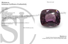 4.02ct Rectangular Cushion Pink Spinel from Burma