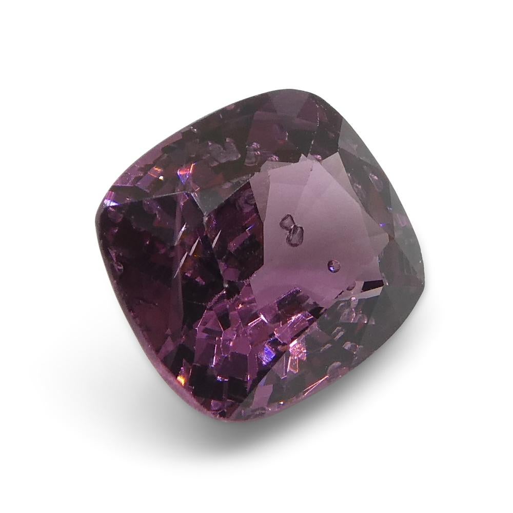 Spinello rosa rettangolare a cuscino di 4.02ct dalla Birmania in vendita 3