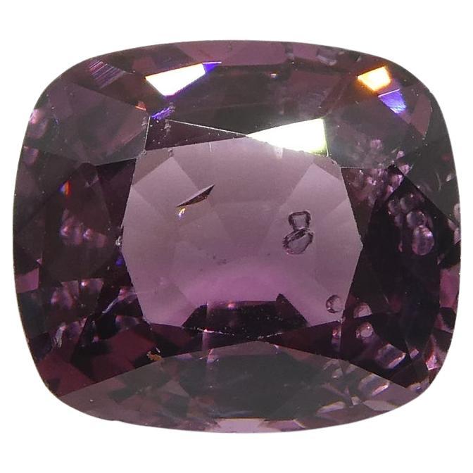 Spinello rosa rettangolare a cuscino di 4.02ct dalla Birmania