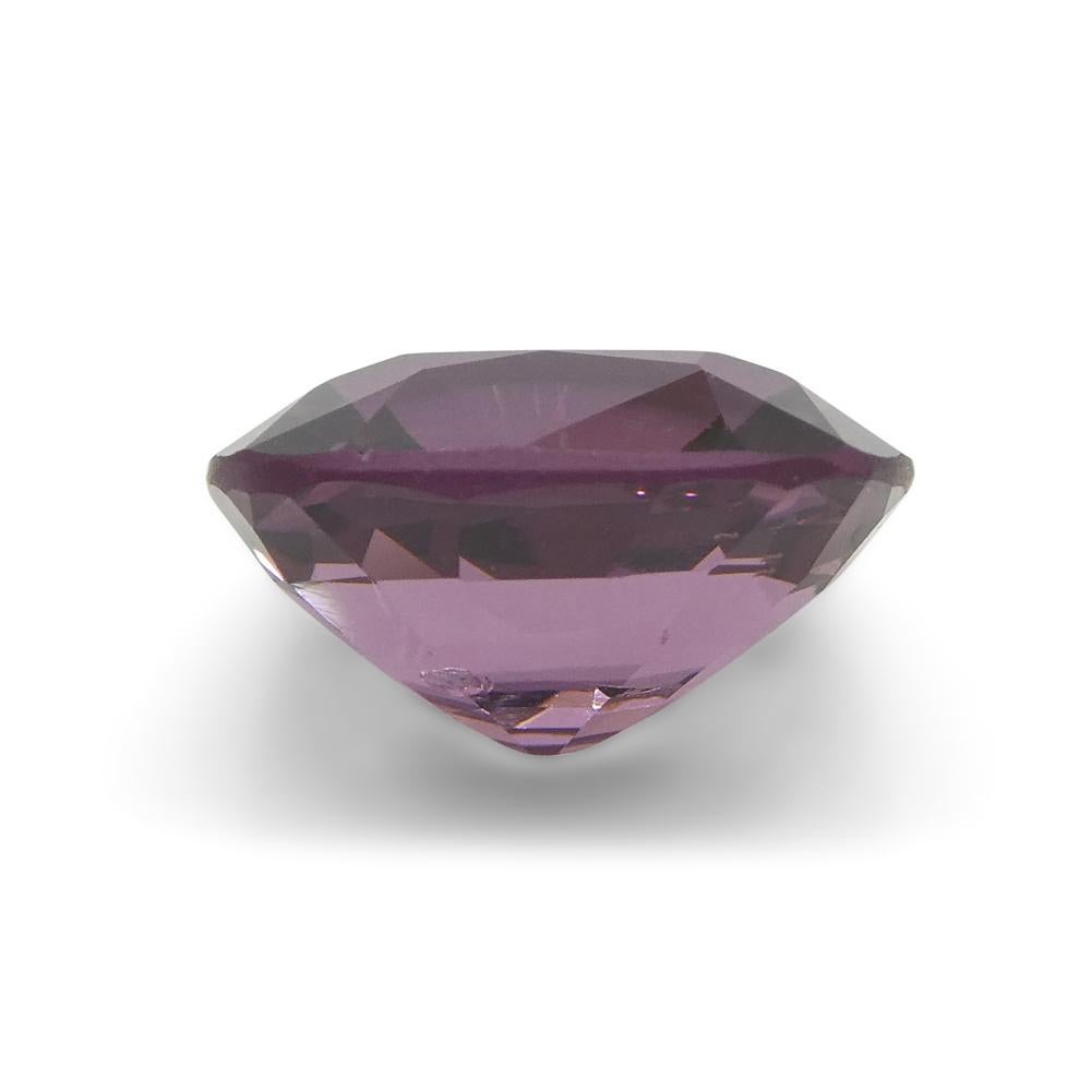 Spinello rosa-violaceo rettangolare a cuscino da 4,02ct dalla Birmania in vendita 2