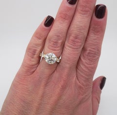 4.02CTW GIA Certified Diamond Engagement Ring in Yellow Gold