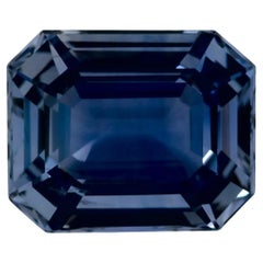 4.03 Ct Blue Sapphire Octagon Cut Loose Gemstone