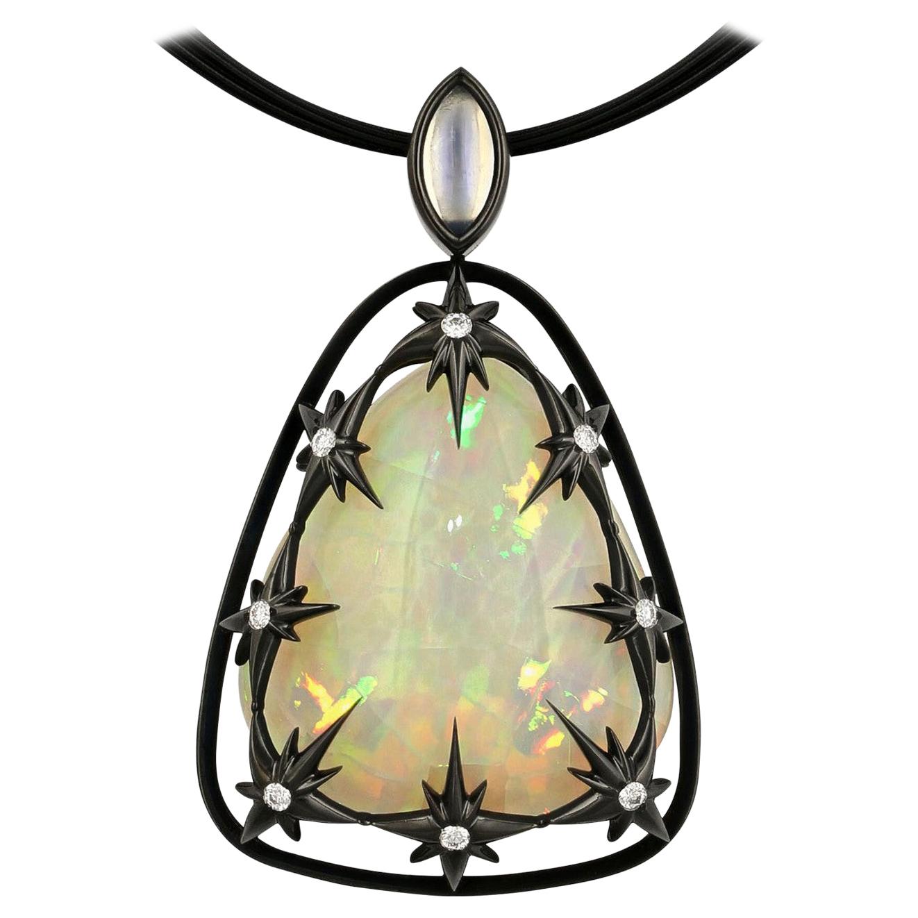 40.35 Carat Mystical Opal Pendant by Zoltan David For Sale