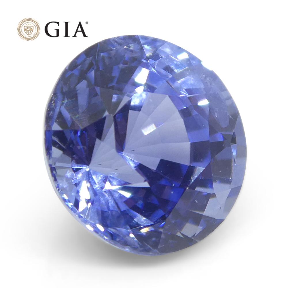 4.03ct Round Blue Sapphire GIA Certified Sri Lanka   For Sale 6