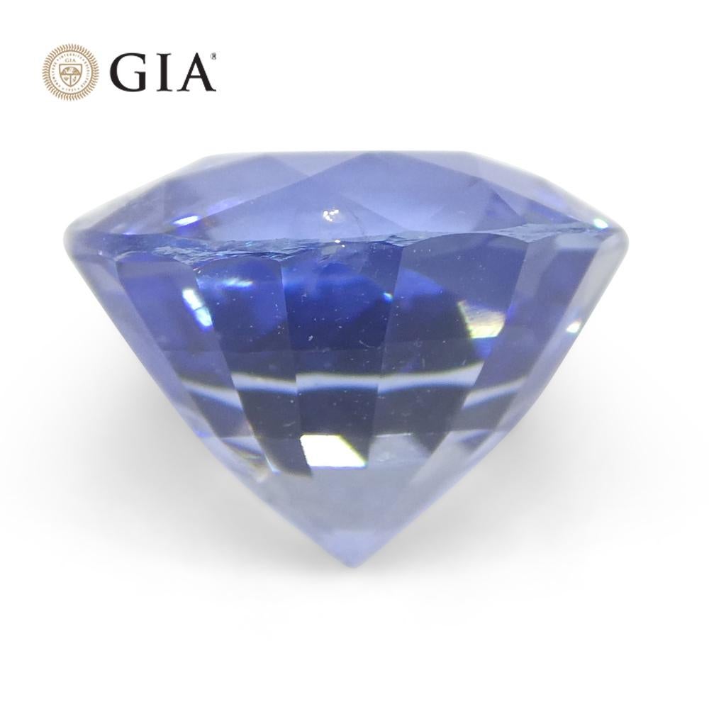 4.03ct Round Blue Sapphire GIA Certified Sri Lanka   For Sale 7