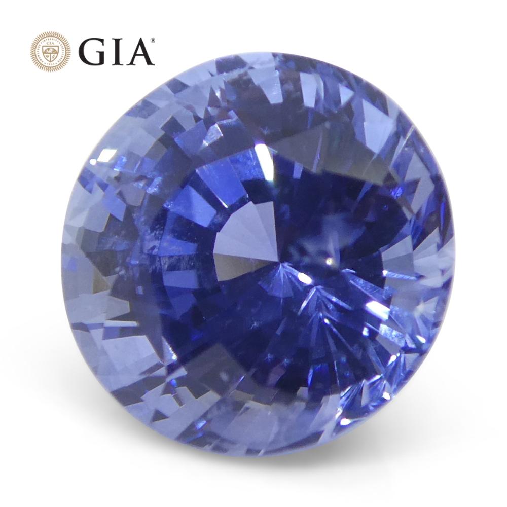 4.03ct Round Blue Sapphire GIA Certified Sri Lanka   For Sale 9