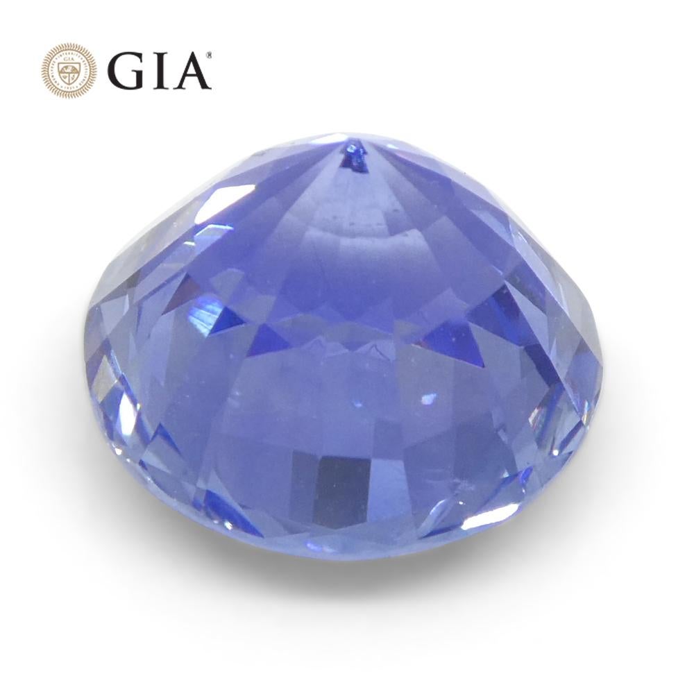 4.03ct Round Blue Sapphire GIA Certified Sri Lanka   For Sale 1