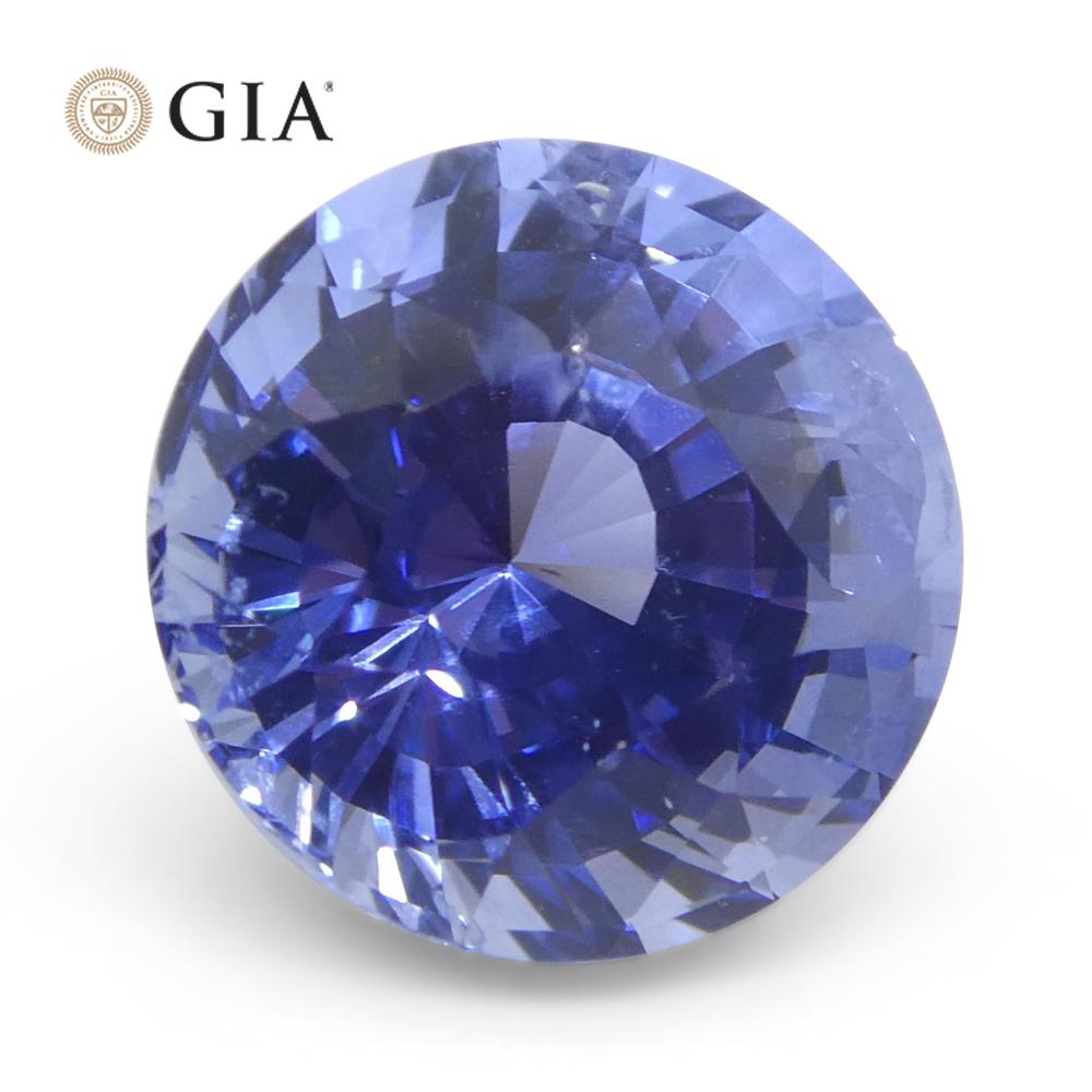 4.03ct Round Blue Sapphire GIA Certified Sri Lanka   For Sale 4