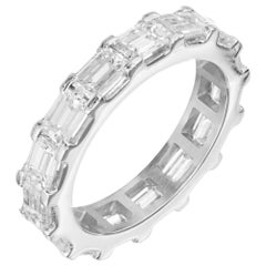 4.04 Carat Diamond Platinum Eternity Band Ring