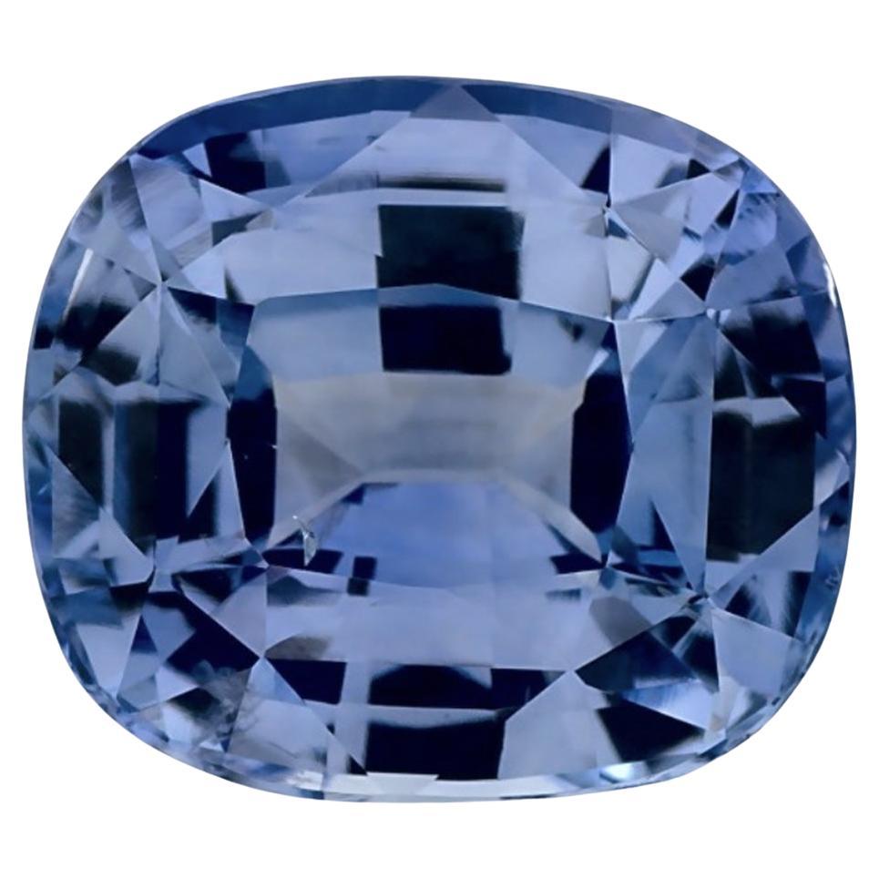 4.04 Ct Blue Sapphire Octagon Loose Gemstone For Sale
