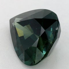 4.04 Ct Green Sapphire Pear Loose Gemstone