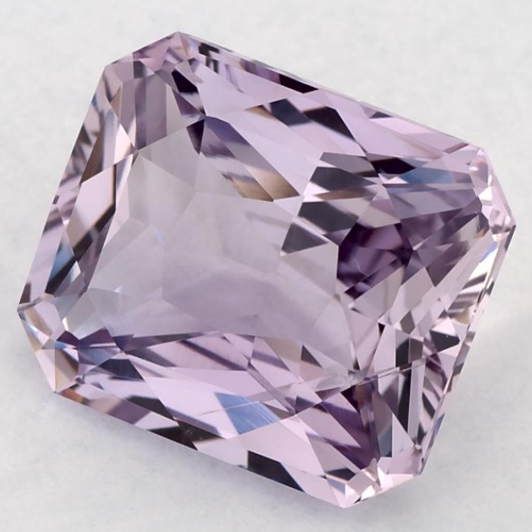 4.04 Ct Pink Sapphire Octagon Cut Loose Gemstone Corte octogonal en venta