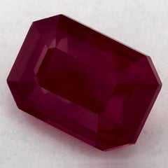 4.04 Ct Ruby Octagon Cut Loose Gemstone