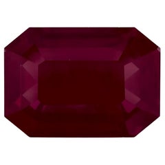 4.04 Ct Ruby Octagon Cut Loose Gemstone