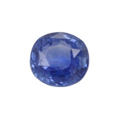 4.05 Carat Natural Ceylon Sri Lanka Blue Sapphire Oval Gemstone