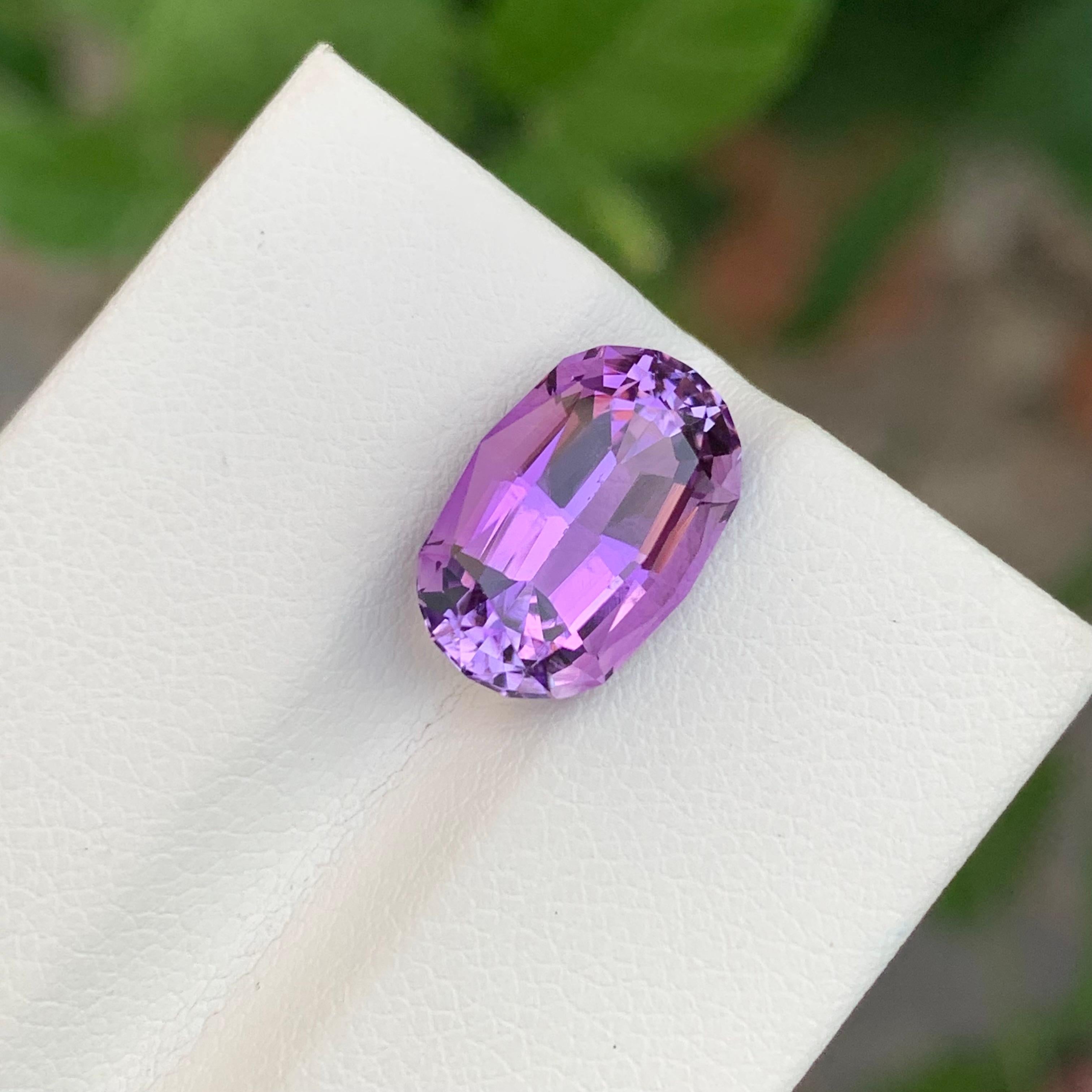 4,05 Karat natürlicher loser Amethyst in ovaler Form aus brasilianischem Minenstein in ovaler Form im Angebot 2