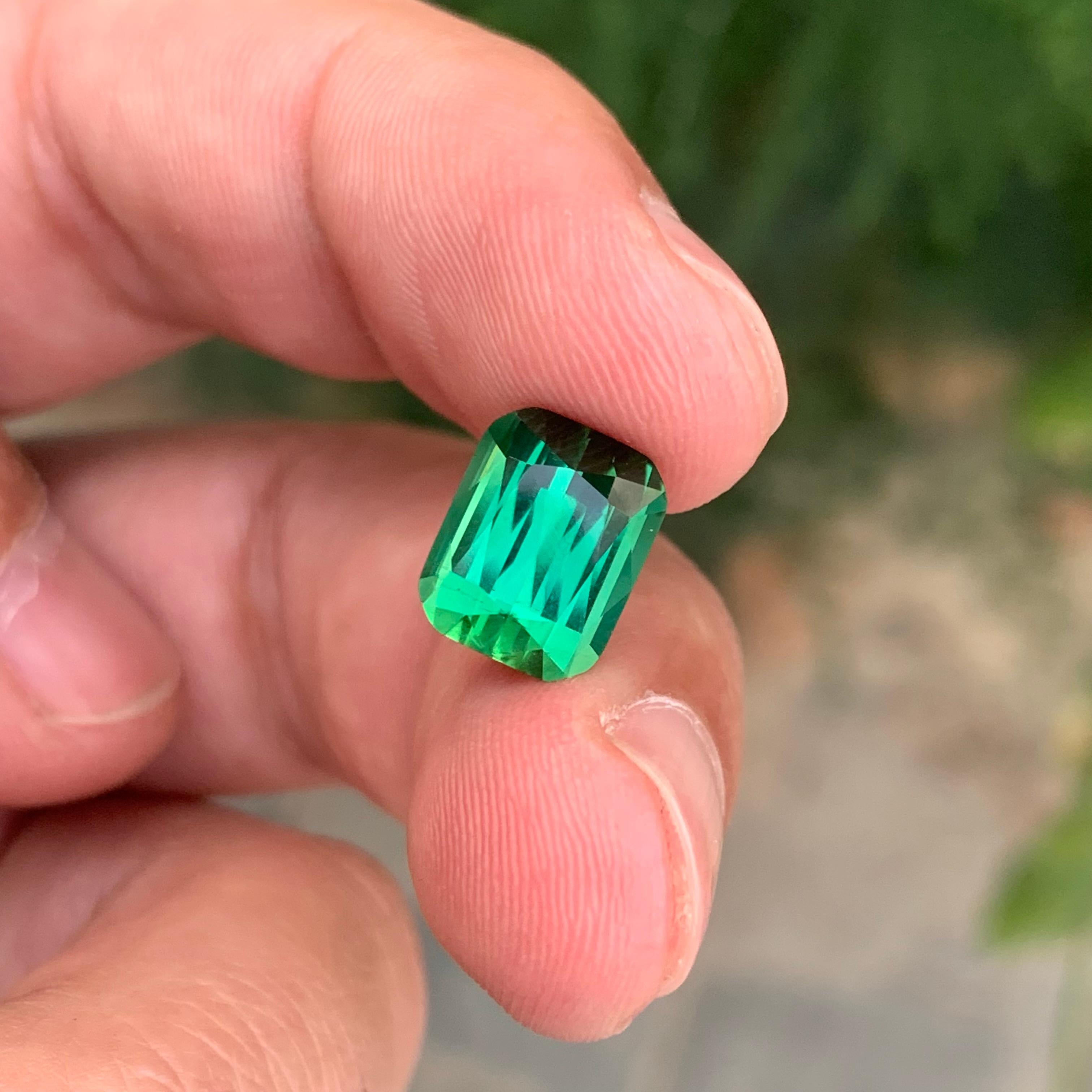 Turmalina verde azulada facetada

Peso: 4,05 quilates
Dimensión: 10 x 8 x 5,9 Mm 
Color: Verde azulado
Tratamiento: No
Certificado: A petición del cliente
Forma: Cojín 


La turmalina es una piedra preciosa cautivadora conocida por su notable