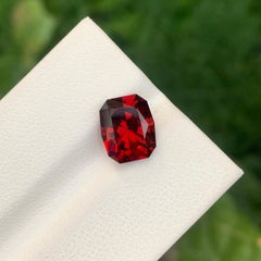 4.05 Carat Natural Loose Rhodolite Garnet Polygon Cut Gemstone