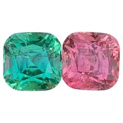 Paire de tourmalines naturelles non serties de 4,05 carats pour bijoux