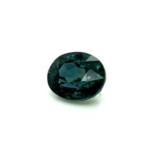 4.05 Carat Oval cut Teal Sapphire