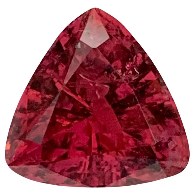 4.05 Carat Stunning Loose Rubellite Tourmaline Trillion Cut Gemstone