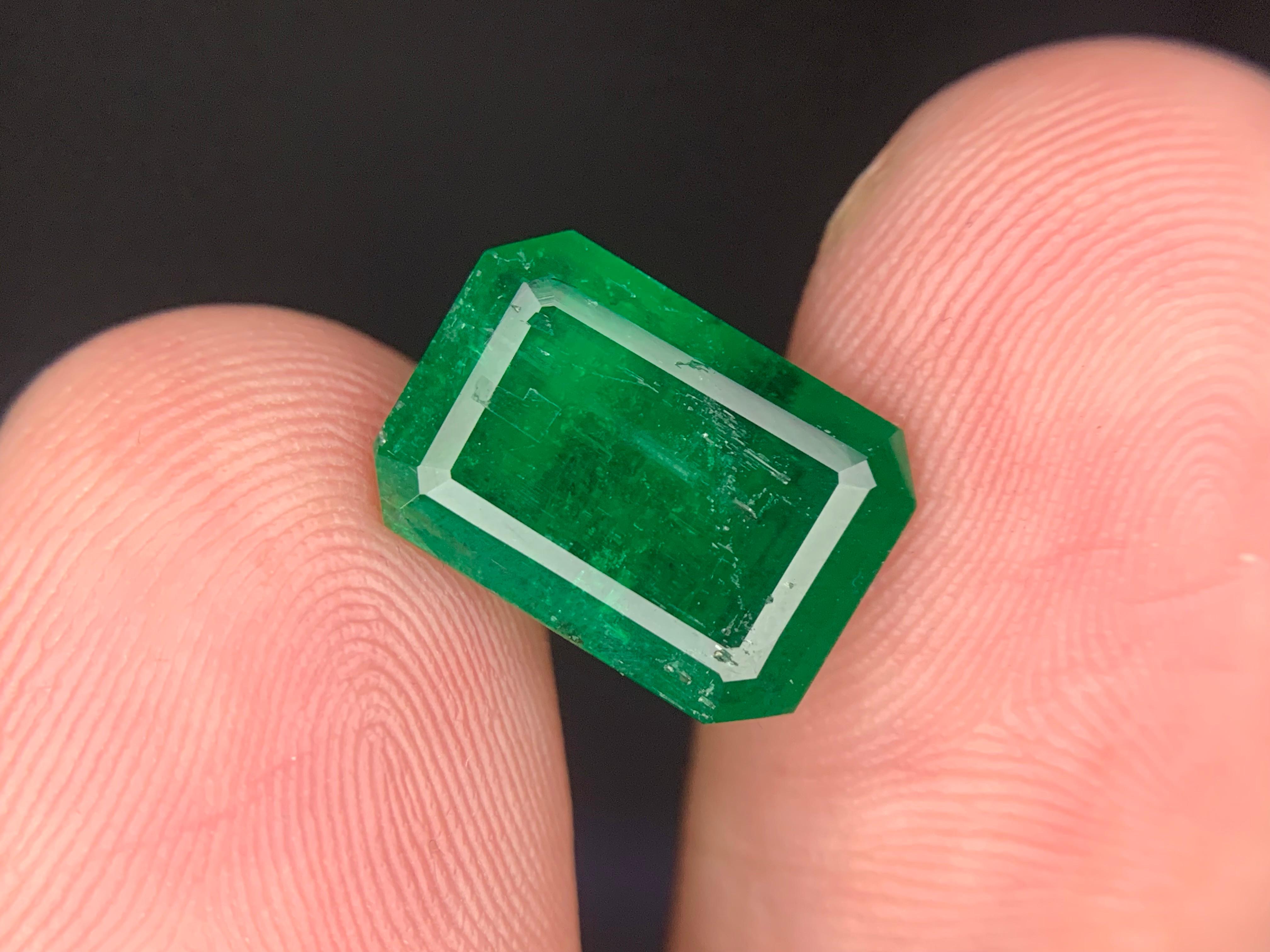4,05 Carati di smeraldo sfuso Nature Gemstone In condizioni Nuovo in vendita a Brisbane, AU