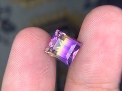 4.05 Carats Natural Loose Ametrine Gemstone Baguette Cut