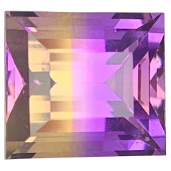 4,05 Carati Nature Gemma Ametrina Sciolta Taglio Baguette