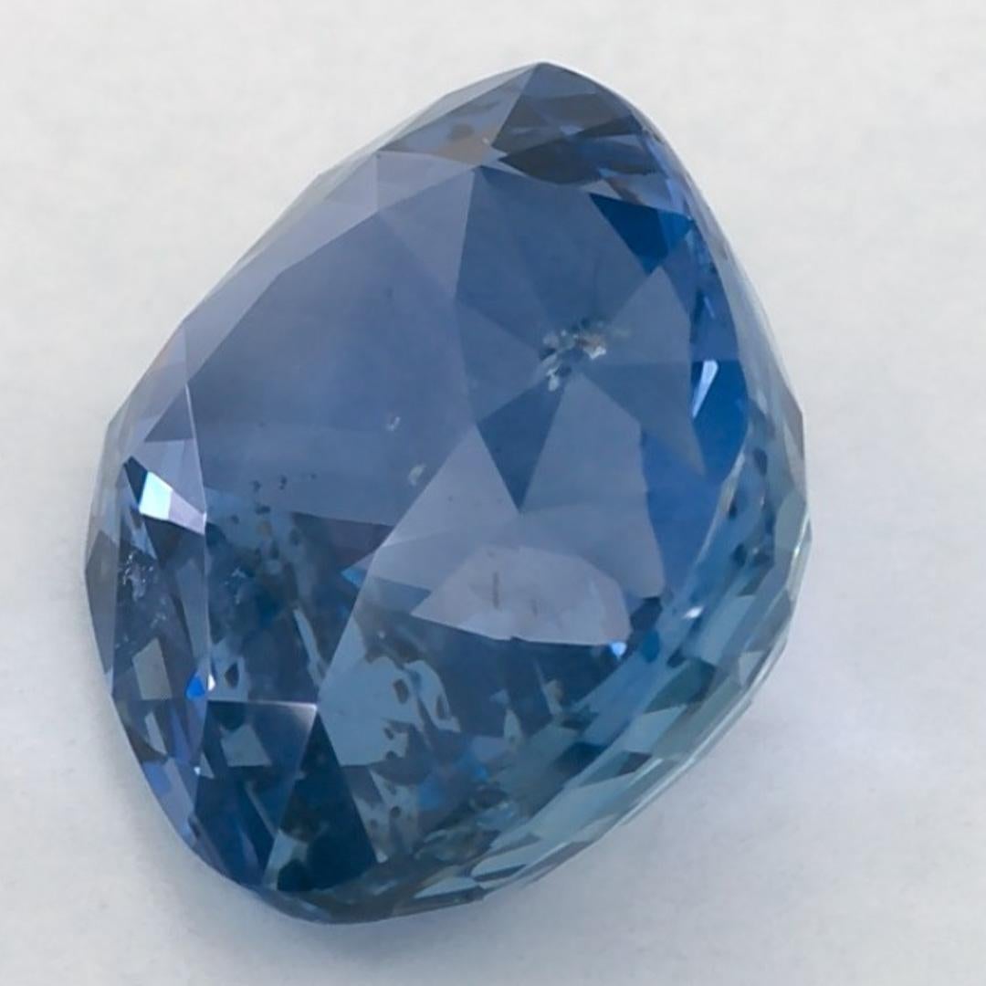 4.05 Ct Blue Sapphire Cushion Loose Gemstone (pierre précieuse en vrac) Pour femmes en vente