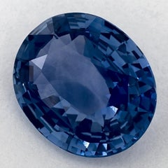 4.05 Ct Blue Sapphire Oval Loose Gemstone (pierre précieuse en vrac)