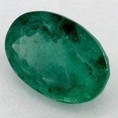 4.05 Ct Emerald Oval Loose Gemstone (pierre précieuse en vrac)