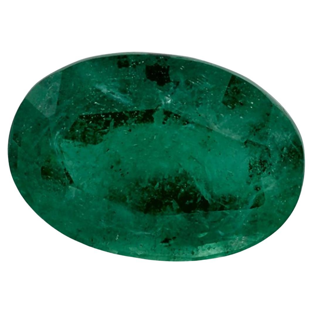4.05 Ct Emerald Oval Loose Gemstone
