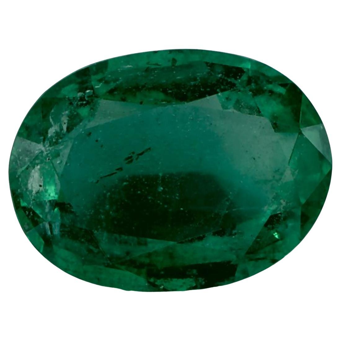 4.05 Ct Emerald Oval Loose Gemstone