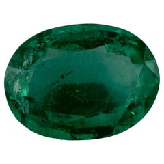 4.05 Ct Emerald Oval Loose Gemstone
