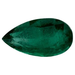 4.05 Ct Emerald Pear Loose Gemstone (pierre précieuse en vrac)