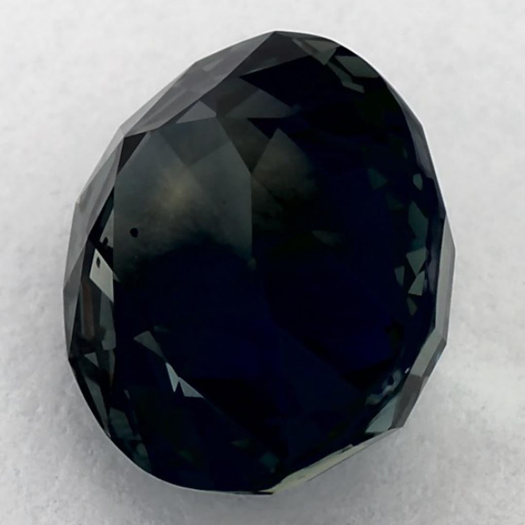 4.05 Ct Green Sapphire Oval Loose Gemstone (Saphir vert ovale en vrac) Pour femmes en vente