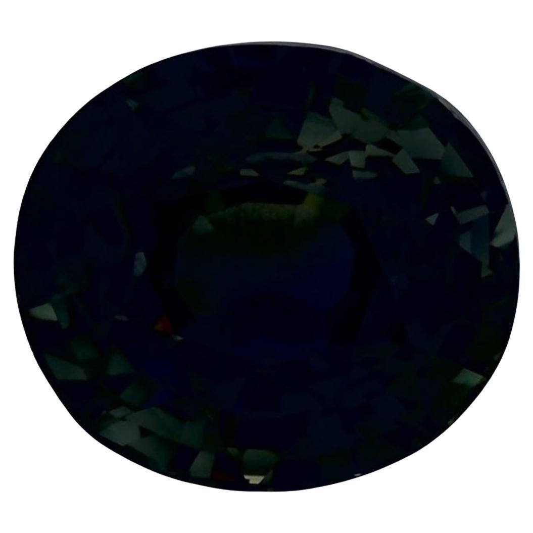 4.05 carati di zaffiro verde ovale sfuso