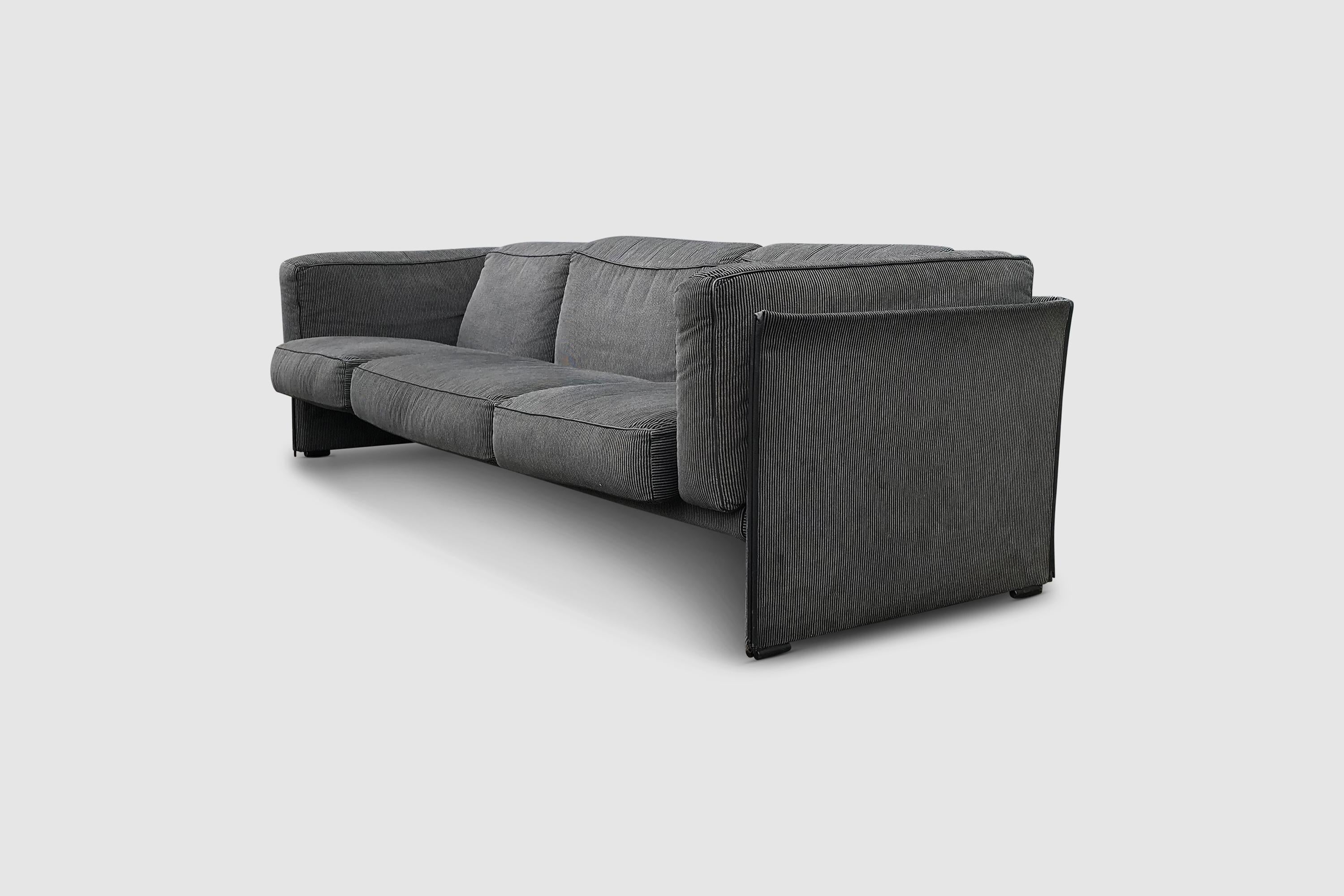 Italian 405 Duc 3-Seater Sofa by Mario Bellini for Cassina, 1970s
