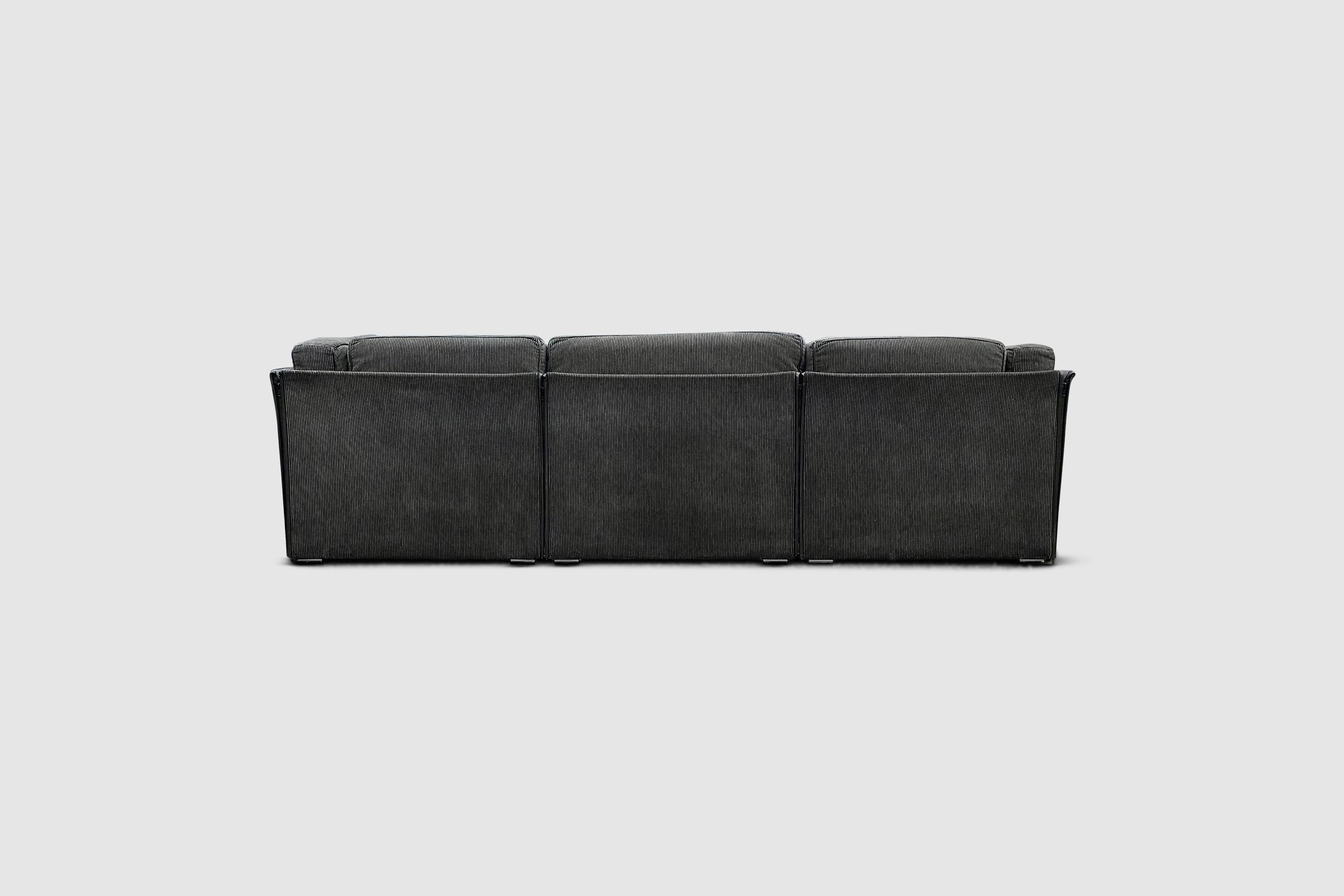 405 Duc 3-Seater Sofa by Mario Bellini for Cassina, 1970s 1