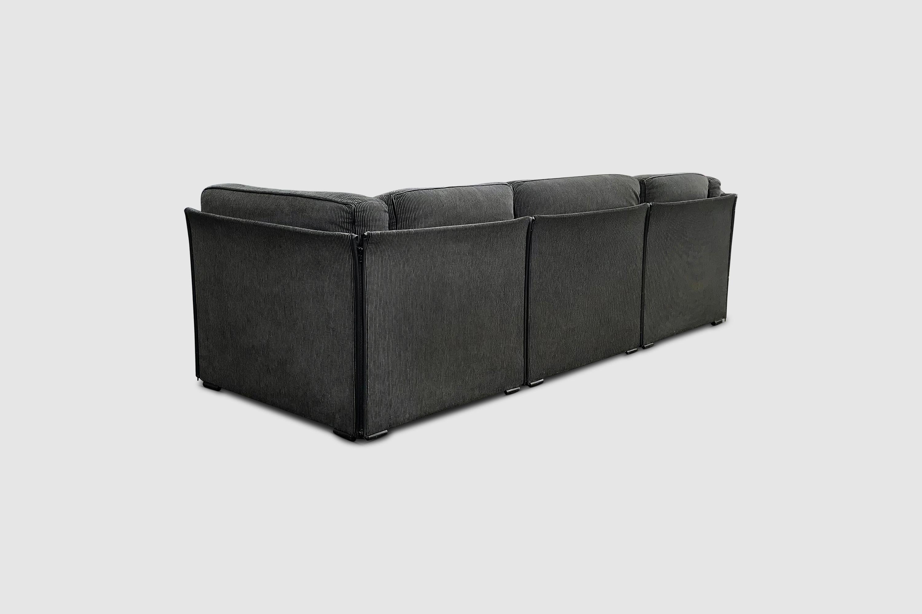 405 Duc 3-Seater Sofa by Mario Bellini for Cassina, 1970s 2