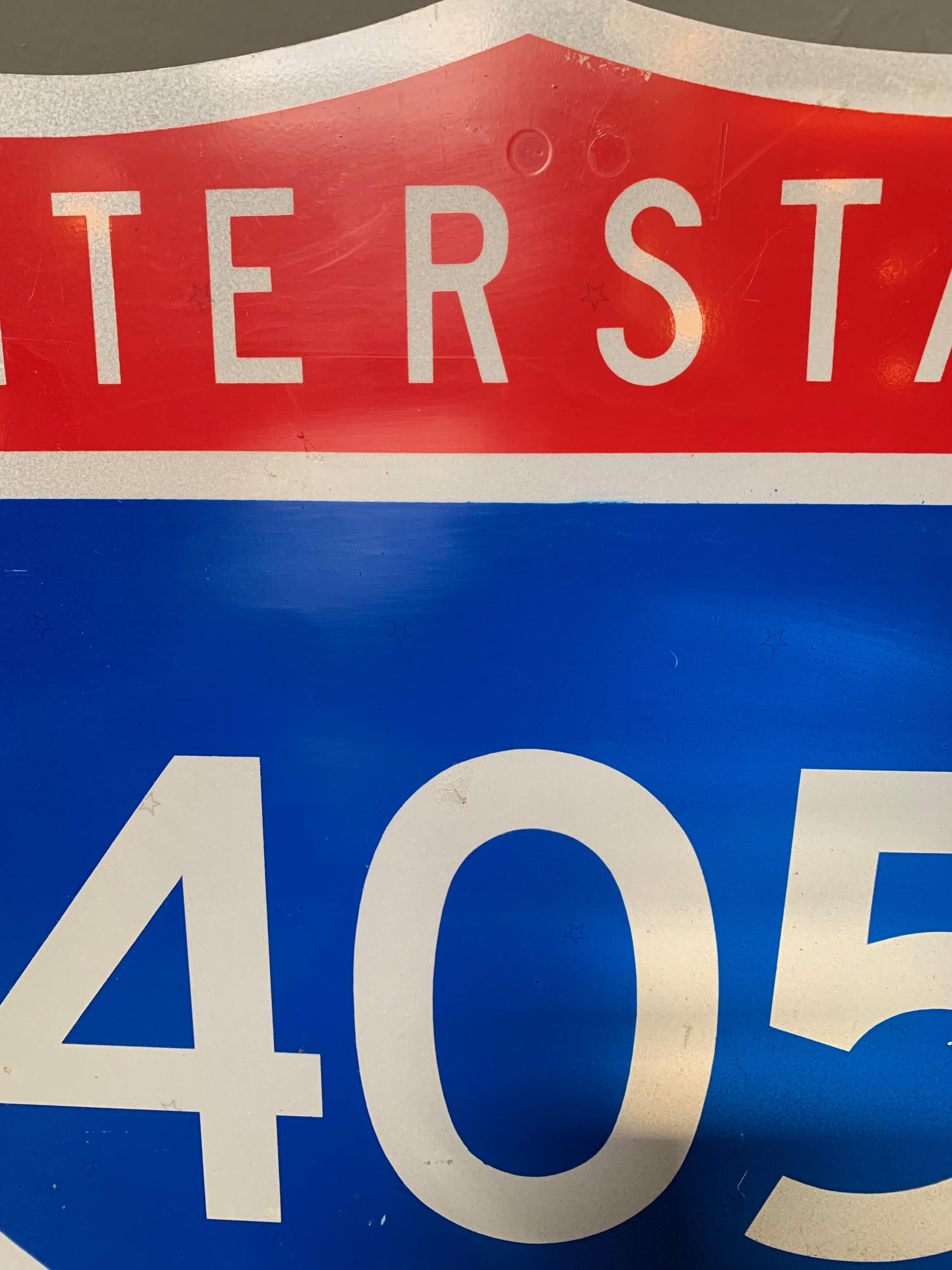 Fin du 20e siècle Panneau d'autoroute 405 en vente