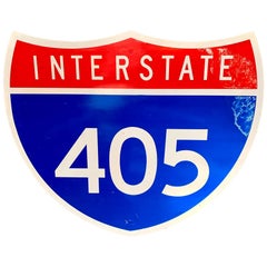 Cartello dell'autostrada 405