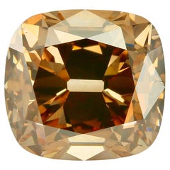4,05ct antiker Cushion-Schliff Cognac Diamant - GIA zertifiziert