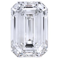 4.06 Carat Emerald Cut Diamond, GIA Certified