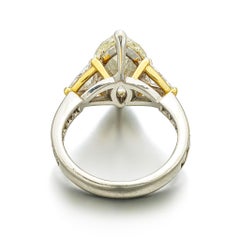4.06 Carat Marquise Statement Brilliant White VS  Modern Nobility Diamond Ring
