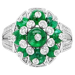 4.06 Carat Vivid Greene & Greene Greene & Diamonds Unique Diamonds 18K